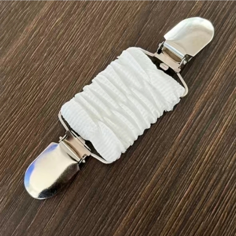 Elastic Clothes Brooch Clip Pin - Picture 7 of 9